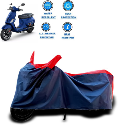 CODOKI Two Wheeler Cover for Piaggio(Vespa SXL 150, Red)
