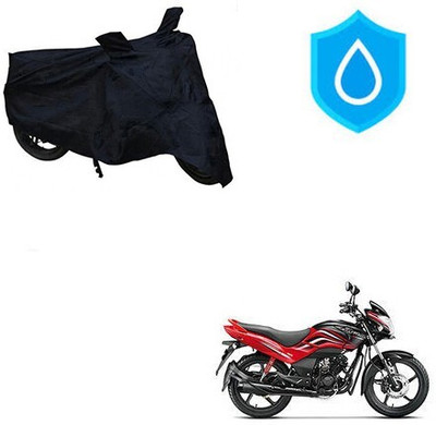DeepShakshi AUTOMOTIVE Waterproof Two Wheeler Cover for Honda(Passion Xpro, Black)