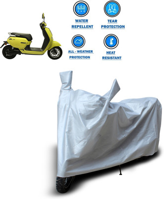 CODOKI Two Wheeler Cover for Okinawa(Lite, Silver)