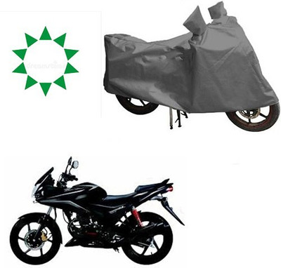 DeepShakshi AUTOMOTIVE Waterproof Two Wheeler Cover for Honda(CBF Stunner, Grey)