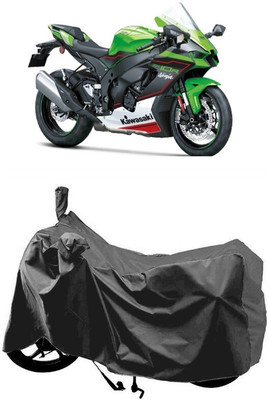 SUGASHRI Waterproof Two Wheeler Cover for Kawasaki(Ninja ZX-10R, Grey)