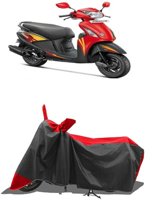 SUGASHRI Waterproof Two Wheeler Cover for Hero(Pleasure, Red, Black)