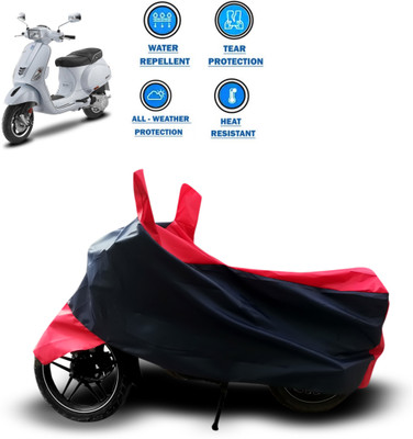 PAGORA Two Wheeler Cover for Piaggio(Vespa SXL, Red)