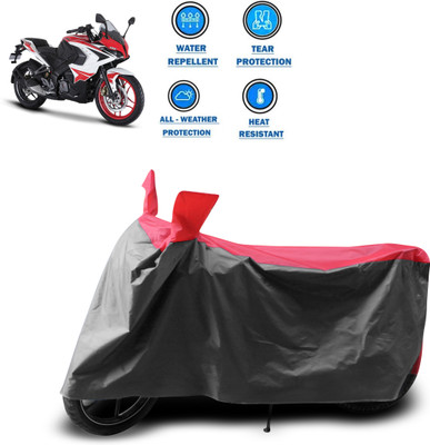 PAGORA Two Wheeler Cover for Bajaj(Pulsar RS 200, Grey)