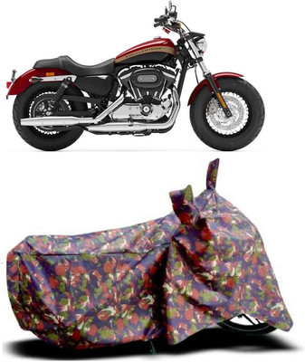 SUGASHRI Waterproof Two Wheeler Cover for Harley Davidson(XL 1200, Multicolor)