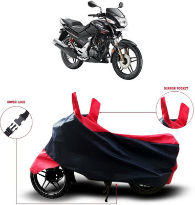 SK AUTO Two Wheeler Cover for Hero(New CBZ, Red)