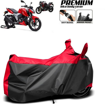 smwzxyu Waterproof Two Wheeler Cover for TVS(Red)