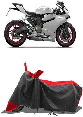 SUGASHRI Waterproof Two Wheeler Cover for Ducati(899 Panigale, Red, Black)