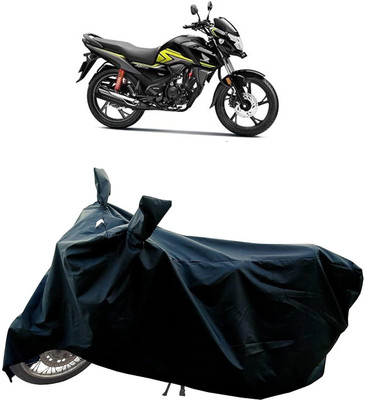 SK AUTO Waterproof Two Wheeler Cover for Honda(SP125, Black)