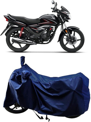 SK AUTO Two Wheeler Cover for Honda(CB Shine, Blue)