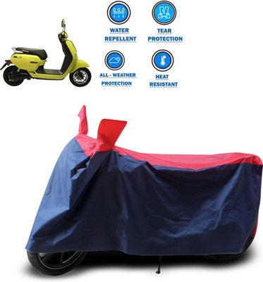 CODOKI Two Wheeler Cover for Okinawa(Lite, Red)