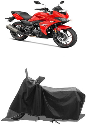 SUGASHRI Waterproof Two Wheeler Cover for Hero(MotoCorp Xtreme 200S, Grey, Black)