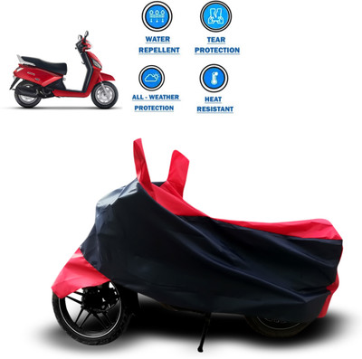 CODOKI Two Wheeler Cover for Mahindra(Gusto, Red)