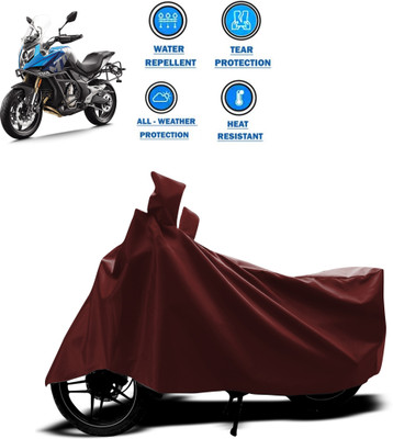 CODOKI Waterproof Two Wheeler Cover for CFMoto(650MT, Maroon)