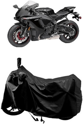 SUGASHRI Waterproof Two Wheeler Cover for Yamaha(YZF-R1, Black)