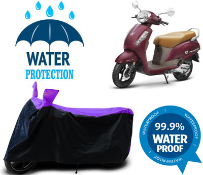 Mdstar Waterproof Two Wheeler Cover for Suzuki(New Access 125, Multicolor)