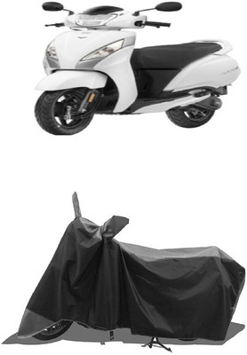 SUGASHRI Waterproof Two Wheeler Cover for TVS(Jupiter 125, Grey, Black)