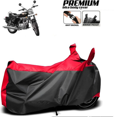 SK AUTO Waterproof Two Wheeler Cover for Royal Enfield(Red)