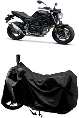 SUGASHRI Waterproof Two Wheeler Cover for Suzuki(SV 650 BS6, Black)