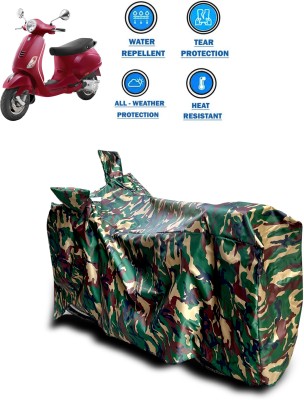 CODOKI Waterproof Two Wheeler Cover for Vespa(ZX 125, Green)