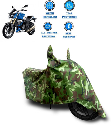 CODOKI Two Wheeler Cover for Mahindra(MOJO XT 300, Green)