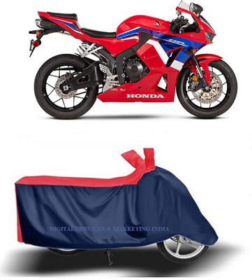 DSAMI Two Wheeler Cover for Honda(CBR 600 RR, Blue)