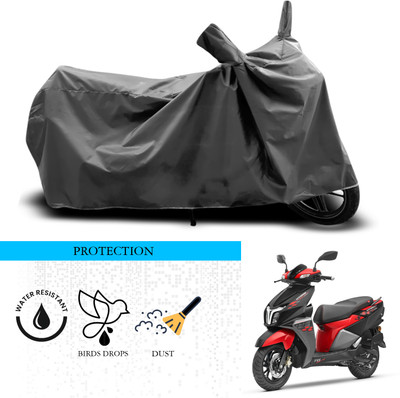 ANTHUB Waterproof Two Wheeler Cover for TVS(Ntorq 125, Grey)