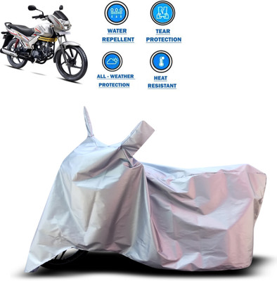 PAGORA Two Wheeler Cover for Mahindra(Centuro XT, Silver)