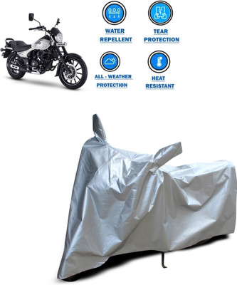 CODOKI Two Wheeler Cover for Bajaj(Avenger 220 Street, Silver)