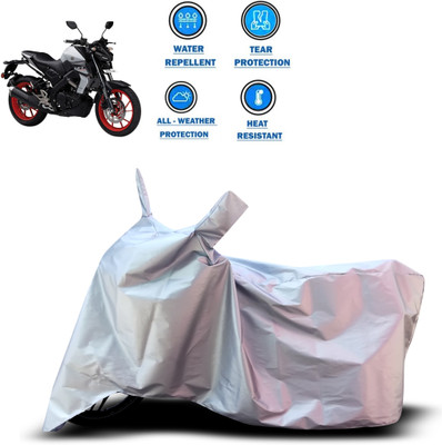 PAGORA Two Wheeler Cover for Yamaha(MT-15, Silver)