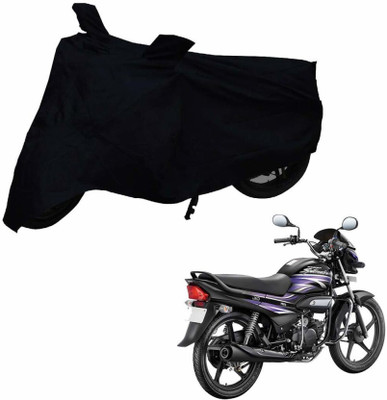 Mdstar Waterproof Two Wheeler Cover for Hero(Splendor I Smart, Black)