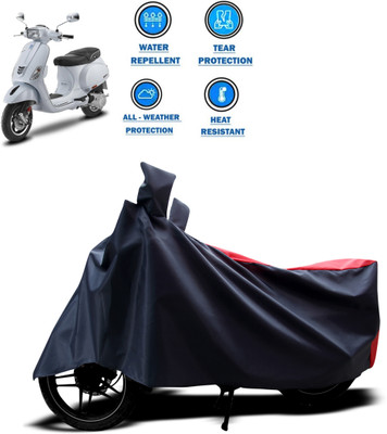 PAGORA Two Wheeler Cover for Piaggio(Vespa SXL, Red)