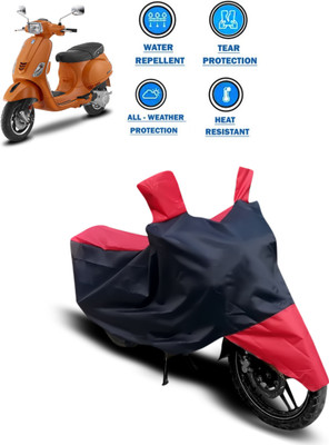 CODOKI Two Wheeler Cover for Piaggio(Vespa SXL 125, Red)