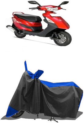 SUGASHRI Waterproof Two Wheeler Cover for Bajaj(Kristal, Blue, Black)