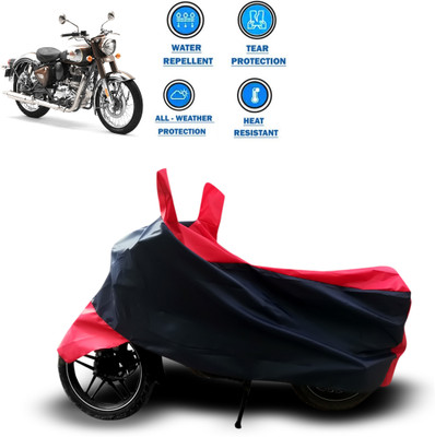 PAGORA Two Wheeler Cover for Royal Enfield(Standard 350, Red)