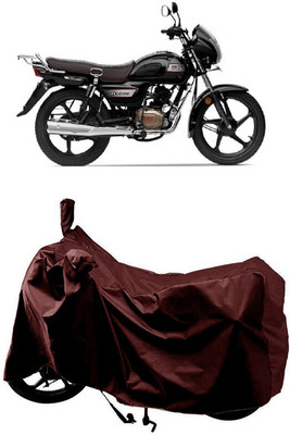 SUGASHRI Waterproof Two Wheeler Cover for TVS(Radeon, Maroon)