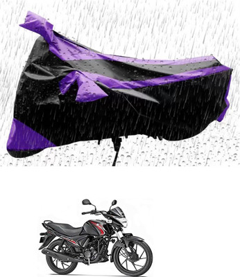 RONISH Waterproof Two Wheeler Cover for Suzuki(Sling Shot, Purple, Black)