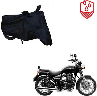 Mdstar Waterproof Two Wheeler Cover for Royal Enfield(Thunderbird 500, Black)