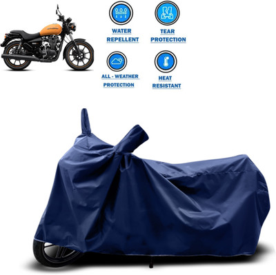 CODOKI Two Wheeler Cover for Royal Enfield(Thunderbird 500, Blue)