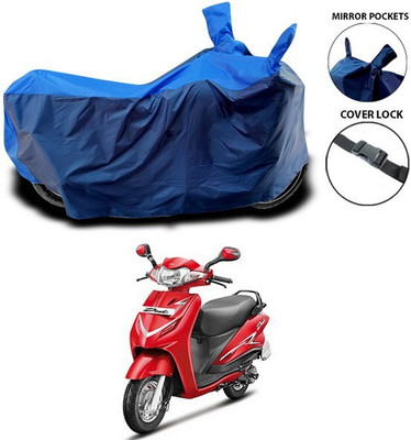 DeepShakshi AUTOMOTIVE Waterproof Two Wheeler Cover for Hero(Duet, Blue)