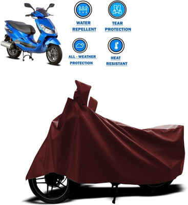 CODOKI Waterproof Two Wheeler Cover for Bajaj(Blade 125, Maroon)