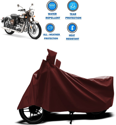 PAGORA Waterproof Two Wheeler Cover for Royal Enfield(Standard 350, Maroon)