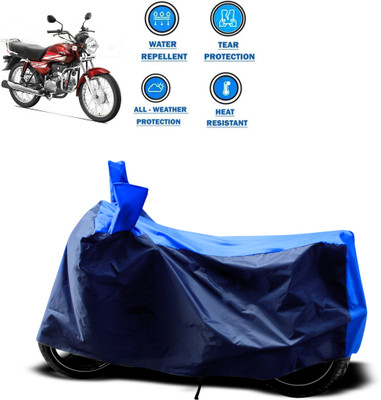 CODOKI Two Wheeler Cover for Hero(HF Dawn, Blue)