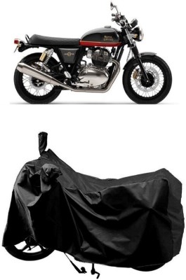 SUGASHRI Waterproof Two Wheeler Cover for Royal Enfield(Enticer, Black)