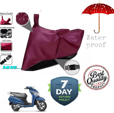 SK AUTO Waterproof Two Wheeler Cover for Honda(Activa 5G, Maroon)
