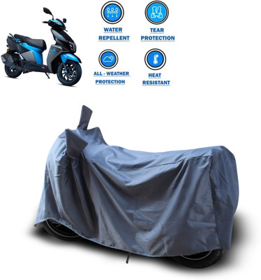 CODOKI Waterproof Two Wheeler Cover for TVS(Ntorq 125, Grey)