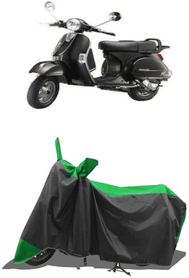 SUGASHRI Waterproof Two Wheeler Cover for LML(Star Euro, Green, Black)