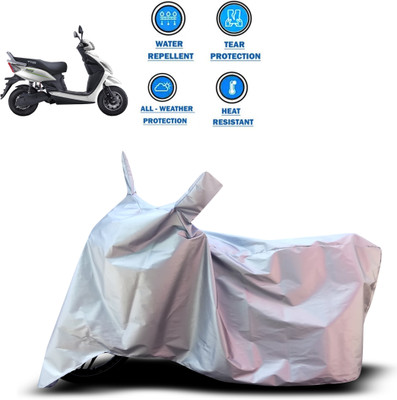 CODOKI Two Wheeler Cover for Universal For Bike(Silver)
