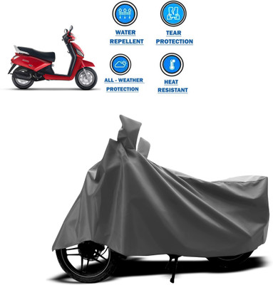 CODOKI Two Wheeler Cover for Mahindra(Gusto, Grey)