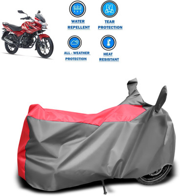 CODOKI Two Wheeler Cover for Bajaj(Discover 150 f, Grey)